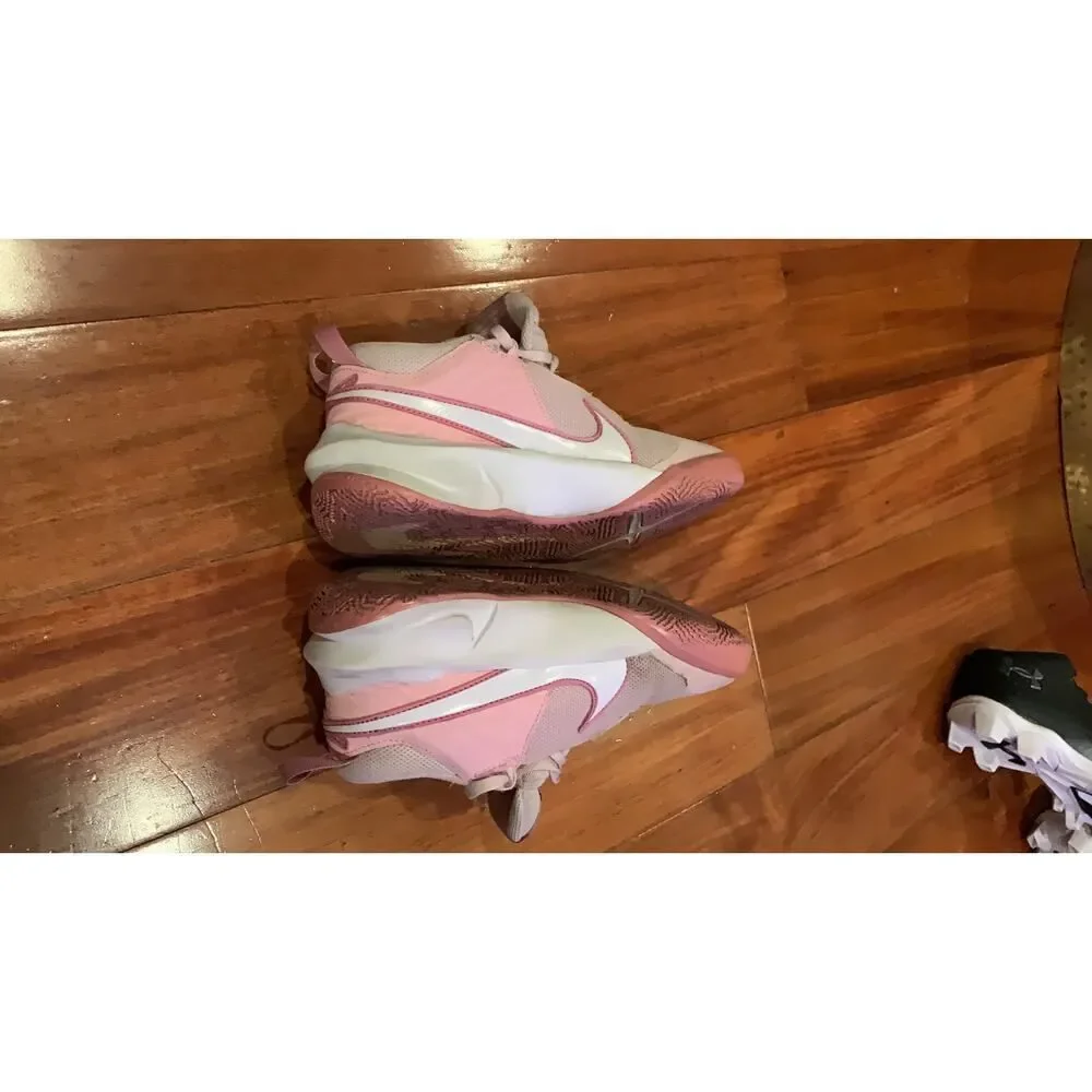 Nike Women's Athletic Sneakers US 4Y Pink White Hustle